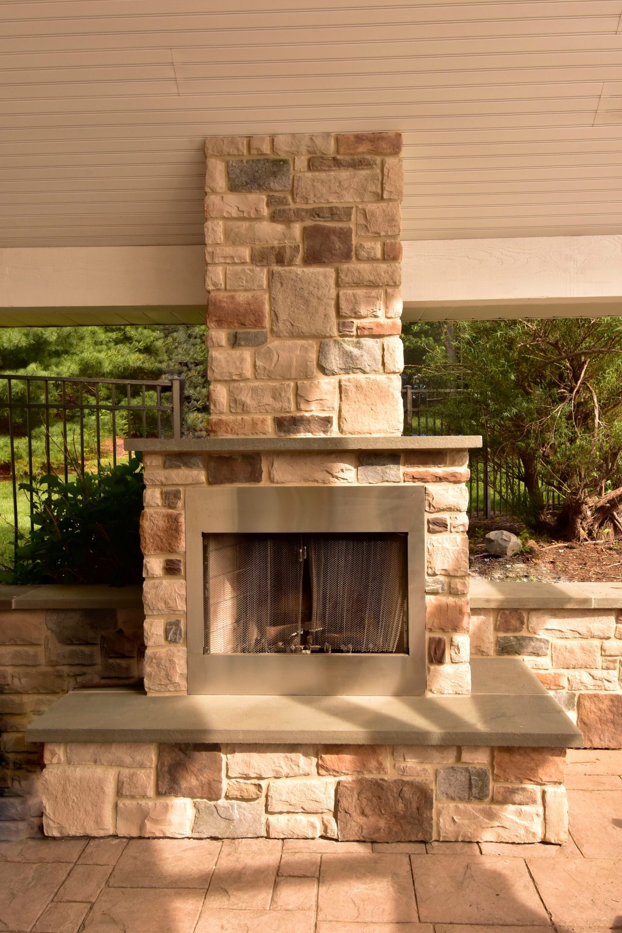 outdoor fireplace builders in lancaster county
