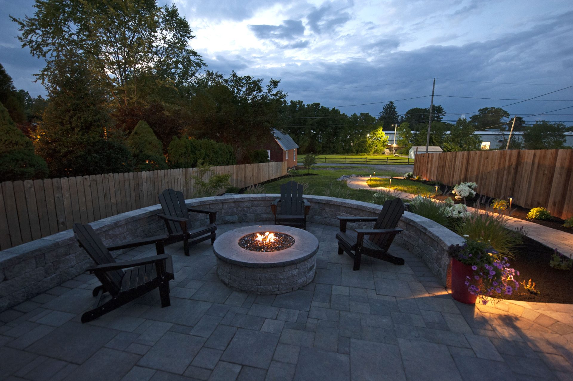 fire pit installation in west chester pa