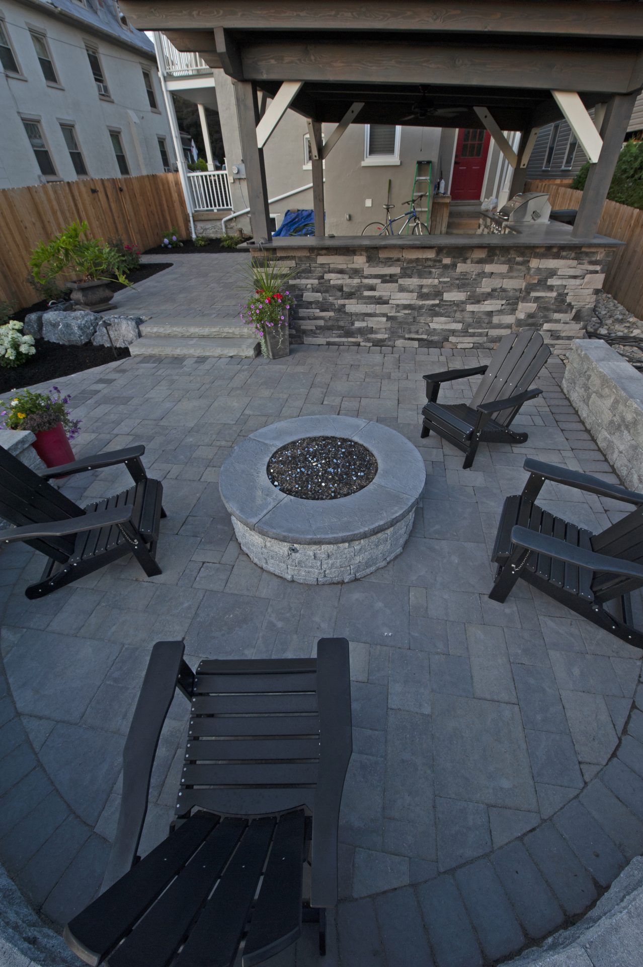 outdoor fire pit installation near you